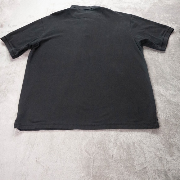 Vintage COOGI Men 2XL XXL Black White Embroidered Logo Polo Short Sleeve Shirt - Picture 3 of 9